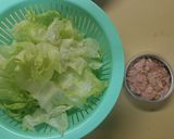 簡単！激ウマ！レタスとシーチキン醤油炒め作り方1写真