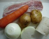 心と身体に優しい根菜スープ作り方1写真
