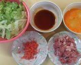 簡単！激ウマ！焼肉レタスチャーハン作り方1写真