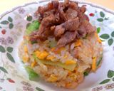 簡単！激ウマ！焼肉レタスチャーハン作り方6写真