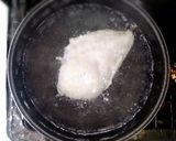 蒸し鶏のサラダ 昆布茶ドレッシング添え作り方1写真