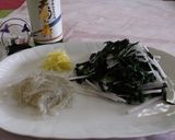 好きに食べちゃって♪♪白魚と金時草の一皿作り方5写真