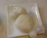 兜かぶったハムスターこどもの日きゃら弁♪作り方1写真