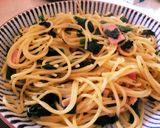 ベーコンとほうれん草のパスタ作り方4写真