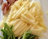 新ジャガ、ピーマンのカレー炒め作り方1写真
