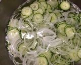 韓国風♡豆腐をのせたサンチュのサラダ作り方1写真