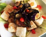 ナスと豆腐料理作り方1写真