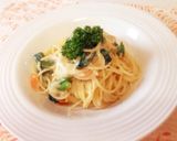 シチューの素でクリームパスタ作り方6写真