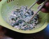 わらびの真砂和え（明太マヨ）作り方3写真
