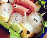 あまのじゃくキャラ弁★作り方3写真