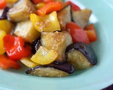 とろけるナスとひき肉のチリソース炒め作り方10写真
