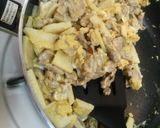 簡単☆春料理☆筍と豚肉のめんつゆ卵炒め作り方5写真