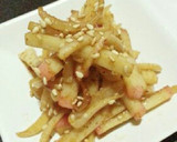 大根の皮活用！焼肉のたれできんぴら☆作り方4写真