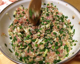 にらと豚ひき肉のさっくりおやき作り方2写真