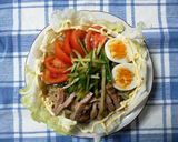 冷やし中華始めました！サラダ冷やし中華作り方4写真