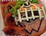 トッキュウジャー4号でお弁当(*^^*)作り方9写真