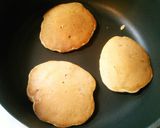 くるみとバナナのホットケーキ作り方4写真