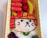 こどもの日弁当 ひこにゃん作り方4写真