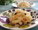 美味しい柚子胡椒ドレで♬大根サラダ作り方4写真
