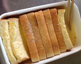 フレンチトーストキャラメルアップル添え作り方6写真