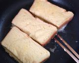 フレンチトーストキャラメルアップル添え作り方9写真