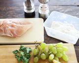 おもてなし◎鶏肉とフルーツのこんがり焼き作り方1写真