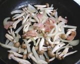 しめじとベーコンのマヨマスタードパスタ作り方4写真
