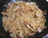しめじとベーコンのマヨマスタードパスタ作り方5写真