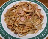 しめじとベーコンのマヨマスタードパスタ作り方6写真