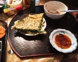 お好み焼き粉で簡単ニラチヂミ作り方3写真