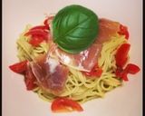 生ハムとトマトの冷製パスタ☆簡単コツ作り方7写真