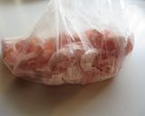 簡単！豚うすぎり肉の彩り✿甘酢丼作り方3写真