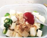 ☆ネバネバ野菜の梅肉あえ和風冷製パスタ☆作り方3写真