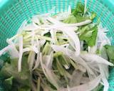 ☆ネバネバ野菜の梅肉あえ和風冷製パスタ☆作り方6写真
