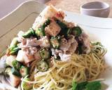 ☆ネバネバ野菜の梅肉あえ和風冷製パスタ☆作り方8写真