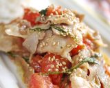 大葉トマト味噌ダレ♡ポークランチプレート作り方4写真