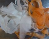 おせち料理ちらし寿司に☆紅白なますの薔薇作り方1写真