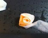 おせち料理ちらし寿司に☆紅白なますの薔薇作り方4写真