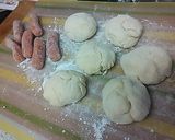 ☆フライパンで簡単♪粉から鯉のぼりパン☆作り方3写真