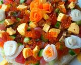 おせち料理ちらし寿司に☆紅白なますの薔薇作り方6写真