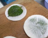 しその塩漬けと大根の箸休め作り方1写真