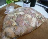 大葉にんにく醤油でふっくら唐揚げ作り方2写真