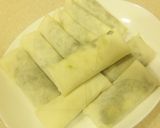春菊好きさんへ♪ 春菊とアボカドの春巻き作り方4写真