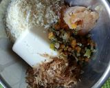 ふわふわ豆腐ハンバーグ・離乳食後期作り方1写真