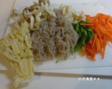 たけのこきんぴら作り方1写真