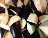 ナスと厚揚げのクレイポット(土鍋煮)作り方1写真