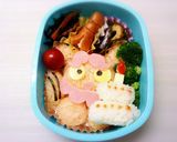 キャラ弁に♥人参でハイビスカス作り方6写真