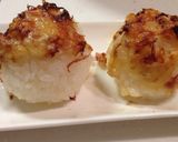 チーズかつおのたこやきおにぎり作り方4写真