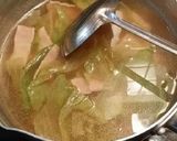 レタスとベーコン☆簡単スープ作り方3写真