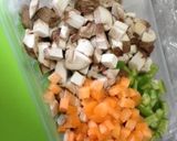 野菜たっぷり炊飯器で簡単パンケーキ作り方1写真